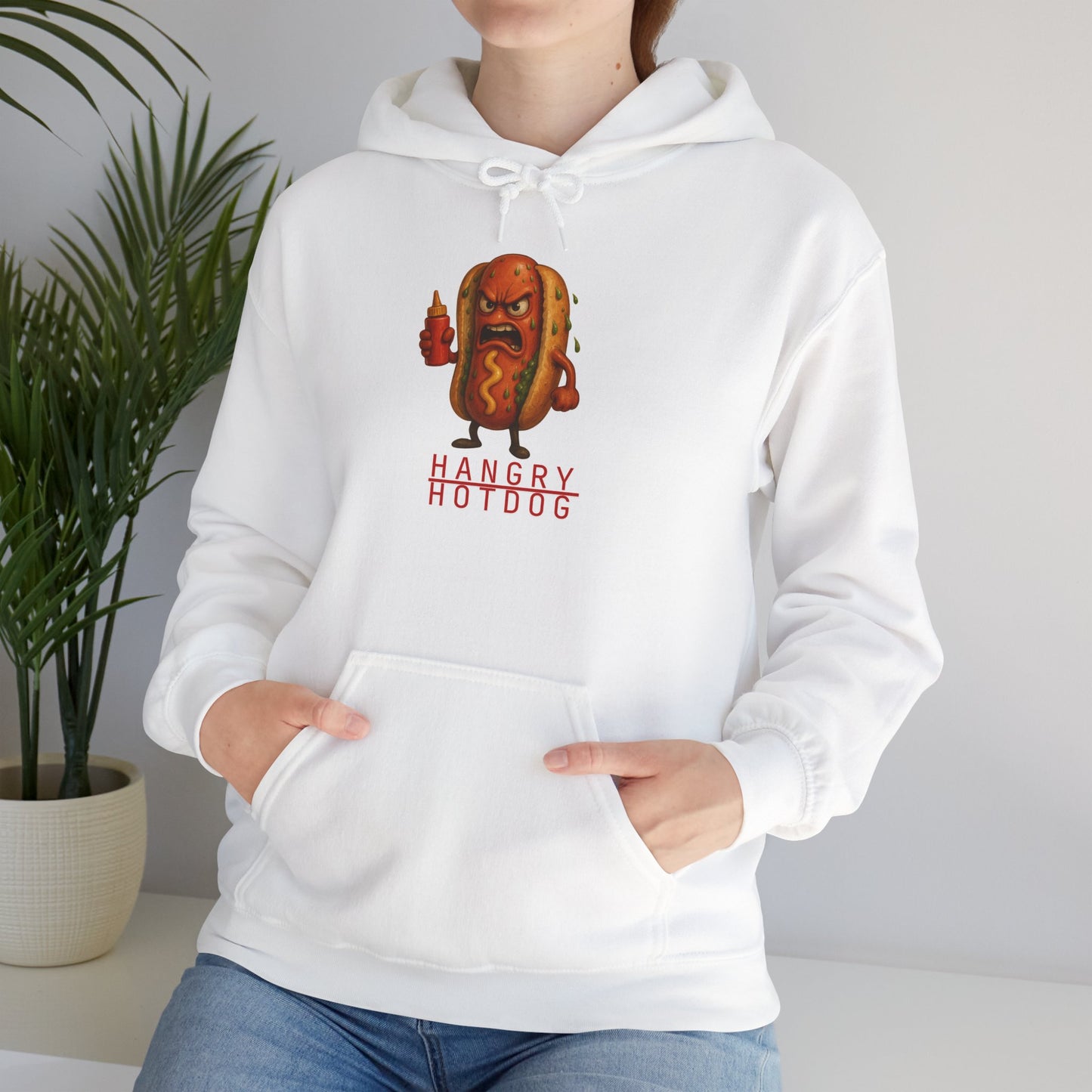 HANGRY HOTDOG  - Unisex Heavy Blend™ Hooded Sweatshirt