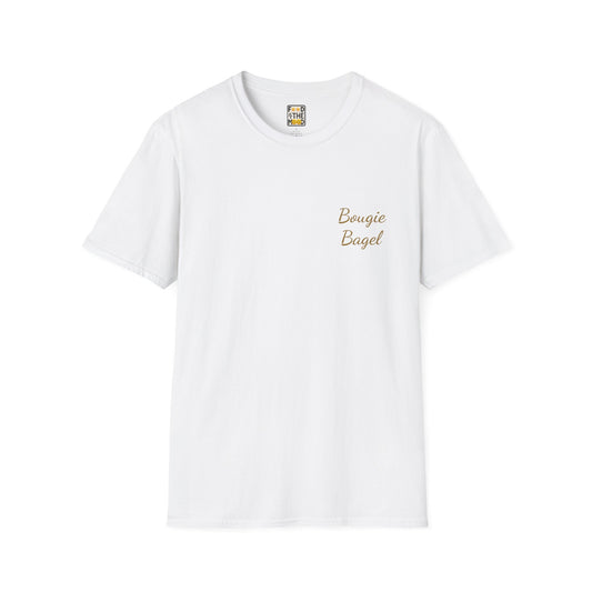 Bougie Bagel - Graphic Tees, Fun Casual Tops, Trendy Gift for Food Lovers, Summer Casual Outfit, Cute T-Shirt for Brunch, Unisex Tee